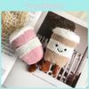 Coffee Plush Cup Stuffed Toy Simulation Dolls Backbag Decoration Kids Gifts