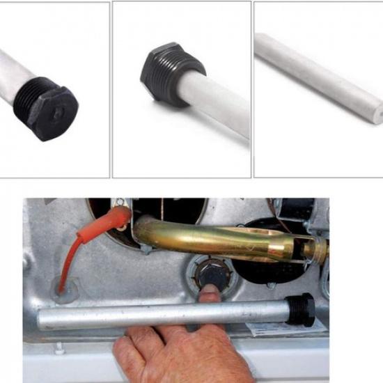 (2 упаковки) Анодный стержень для водонагревателя - Магниевый анодный стержень Резьба 3/4'' NPT - Бак