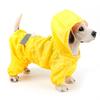 Dog Raincoat Reflective Waterproof Pet Hooded Overalls Puppy Cat Camouflage Rain Coat Pet Clothing