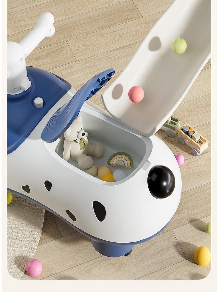 Универсальный детский планер против опрокидывания: Бесшумный детский твист-баланс-кар, идеальный подарок для малышей 1-3 лет