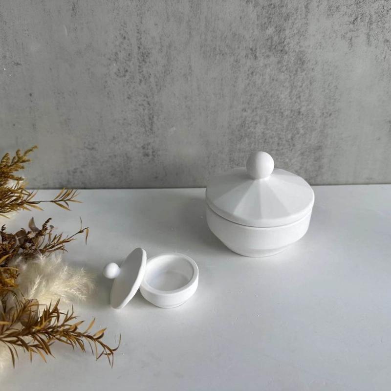 Коробка для хранения ювелирных изделий Силиконовые формы Сделай сам Круглая форма Коробка с крышкой Коробка Формы из смолы Контейнер для ювелирных изделий Формы для литья