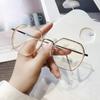 Модные анти-синие плоские очки Xiaohongshu квадратная оправа очков для женщин с большим лицом и тонкой оправой очков