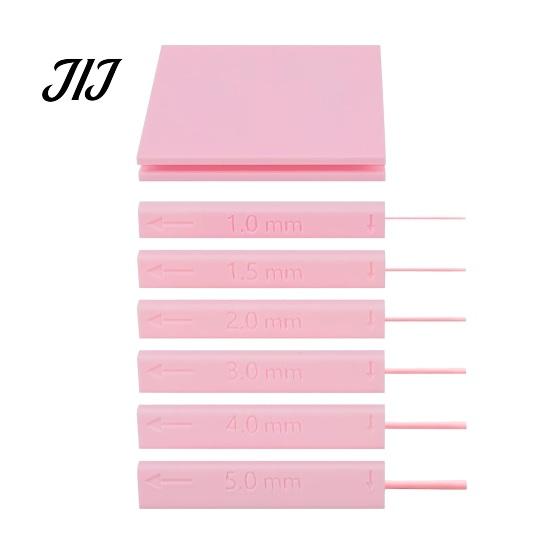 Plastic Clay Shaping Slides Polymer Bead Roller & Snake Maker Tool, 6 Sizes Professional Jewelry Equipment Strip Hoop for DIY Earring Making Tool