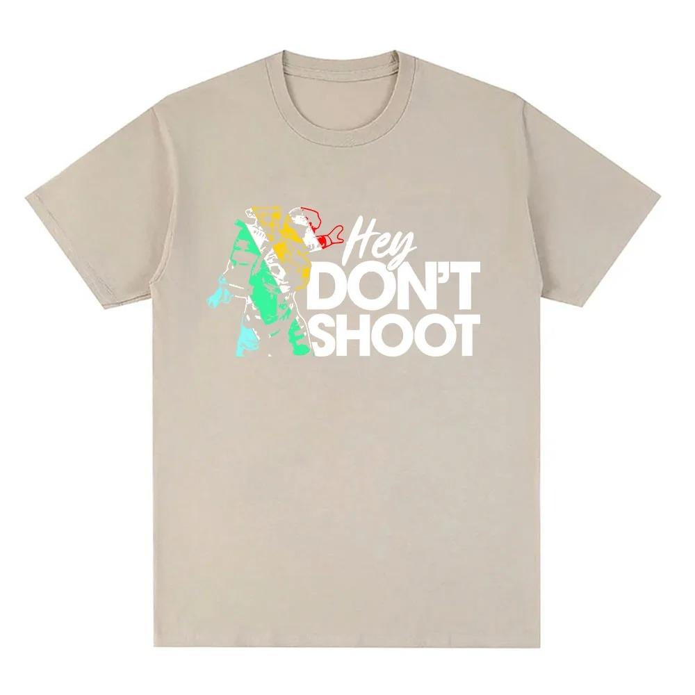 Fashion Casual Loose T Shirts Don Shoot Game Arc Raiders T Shirt Streetwear Hip Hop Print Cotton Oneck Short Sleeve Unisex