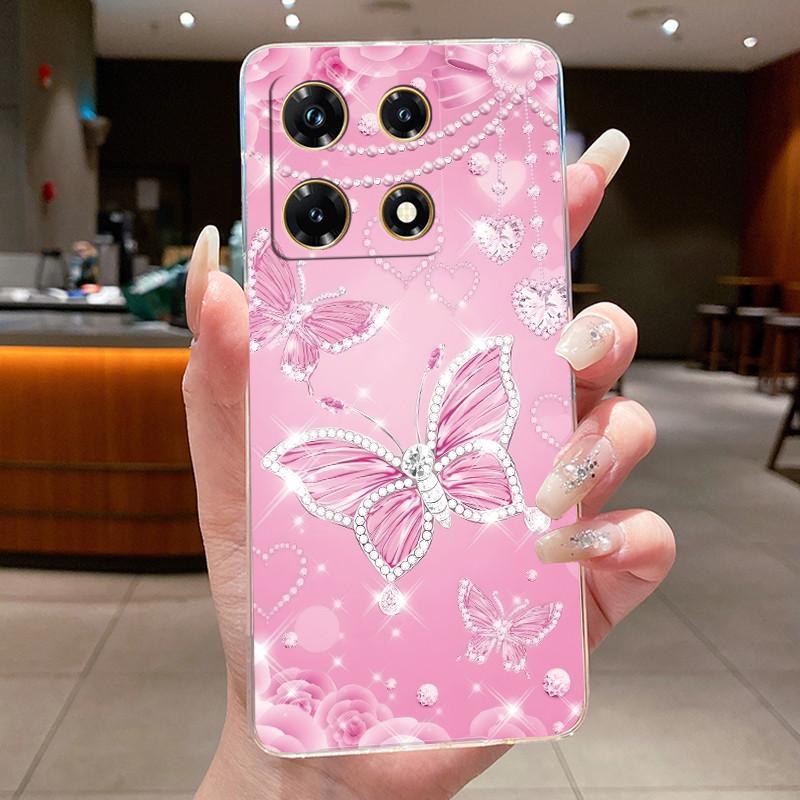 Чехлы для Infinix Note 30 Pro Чехол-бампер с цветочным рисунком для Note 30 VIP Для Infinix Note 30 5G X6711 Note30 4G Мягкий силиконовый ТПУ чехол