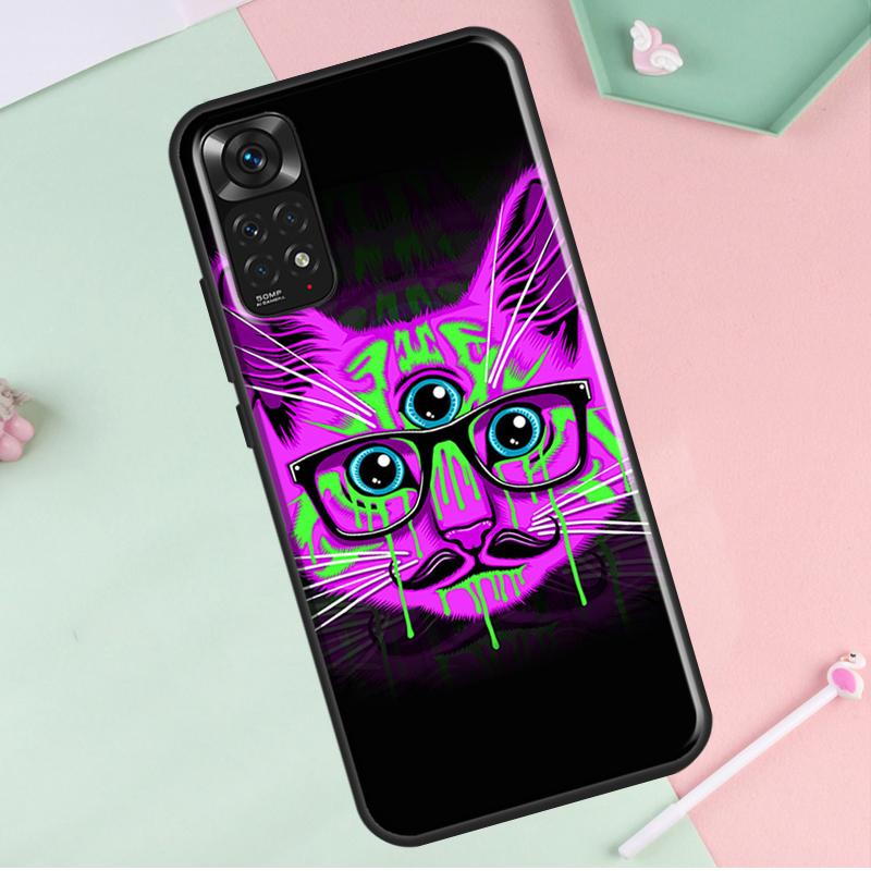 Psychedelic Trippy Art For Redmi Note 12 Pro Plus Cover For Redmi Note 10 8 9 11 Pro 12S 11S 10S 9S 9C 10C 12C Case