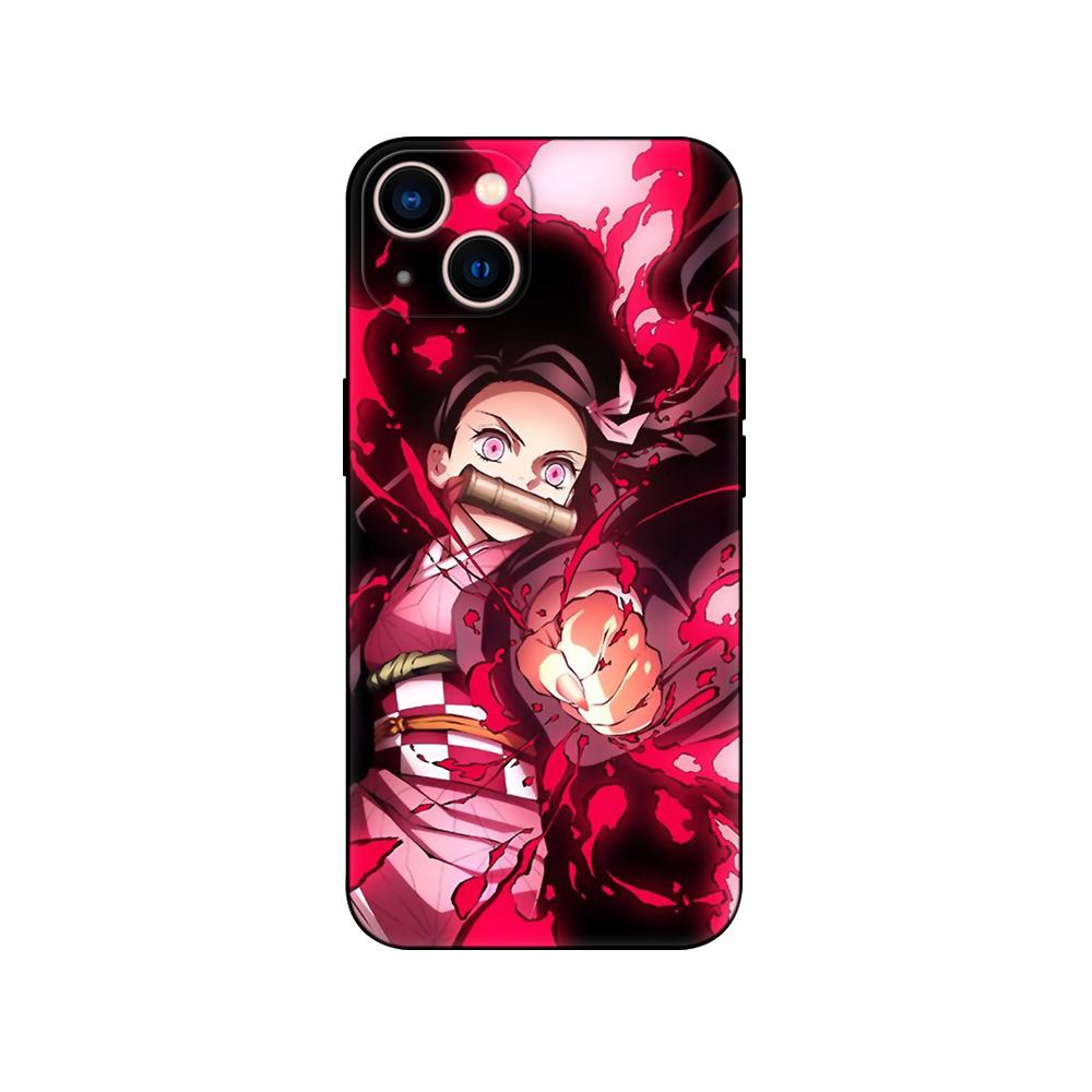 Черный чехол из ТПУ для Samsung Galaxy F23 M12 M22 M23 M32 4G M52 5G M30S M21 Demon Slayer Kamado Nezuko