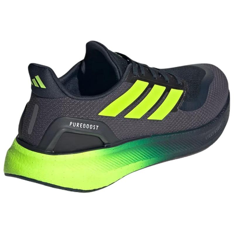 adidas PUREBOOST 5 men low-top casual running shoes black-green JH6446