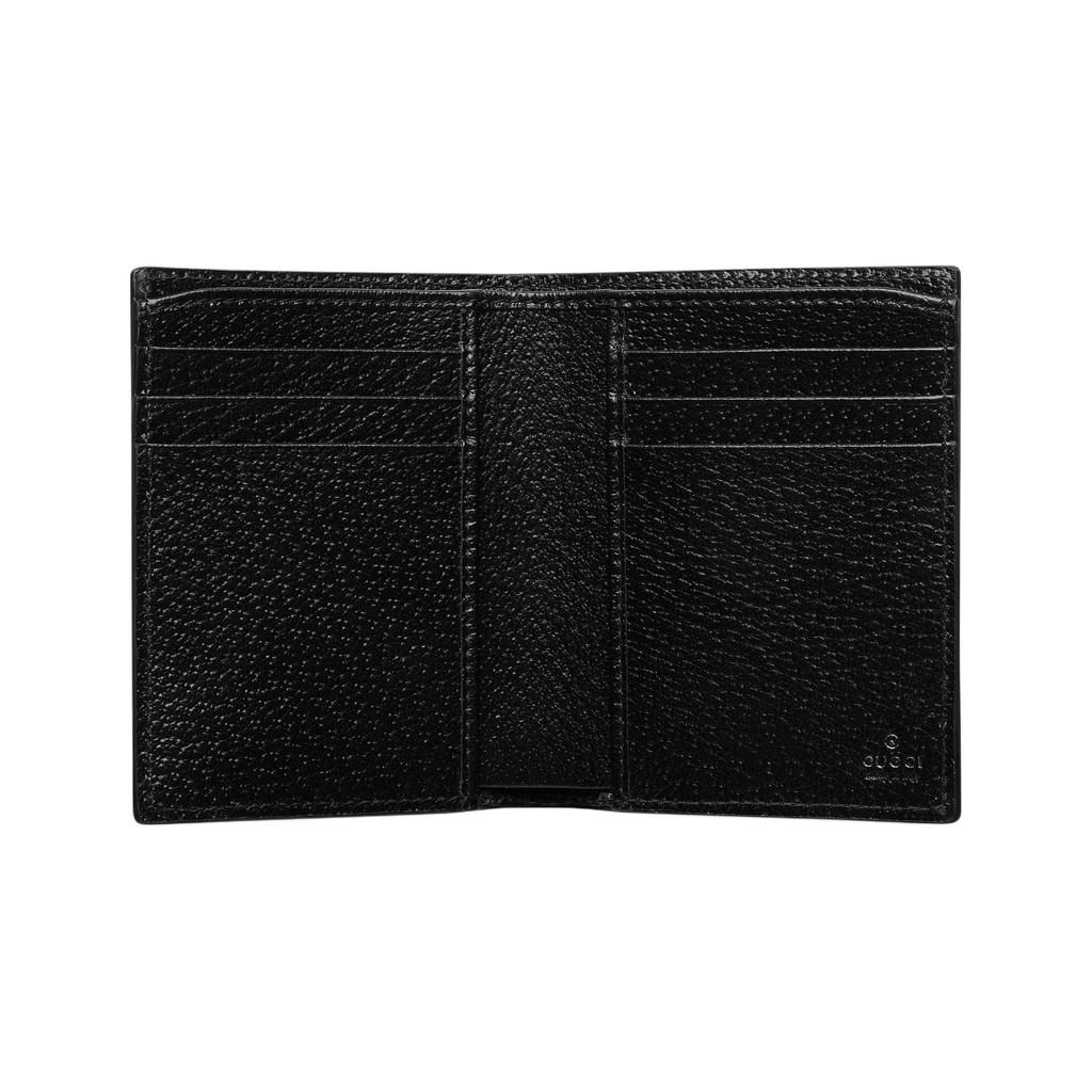 Gucci Marmont Classic Double G Logo Leather Wallet Men wallet Black 760212-DJ20T-1000