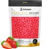 Cire dépilatoire en perles - BOLUSSO - Perles 100g - Sans bandes - Cire chaude - Parfum fraise