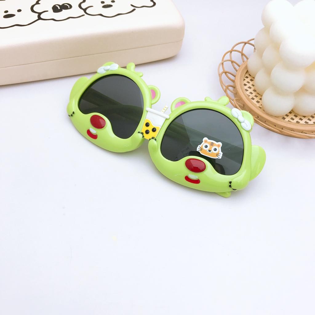 Мягкие силиконовые детские солнцезащитные очки с изображением медведя из мультфильма Детские поляризованные солнцезащитные очки Защита от солнца Защита глаз Очки для девочек
