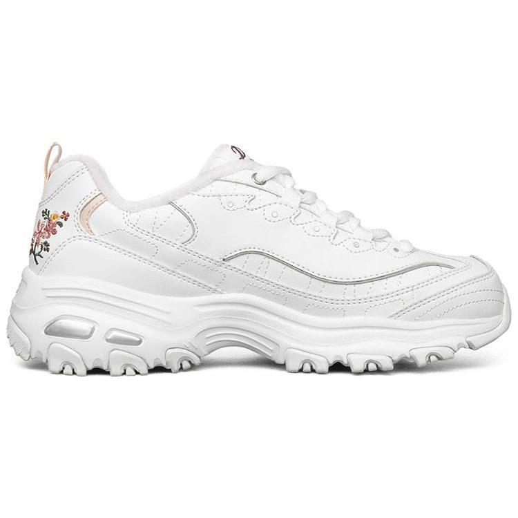 Skechers D'lites 1.0 'White Floral' Women's 66666325-WHT
