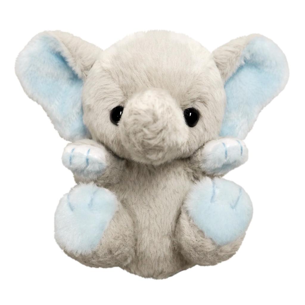 San-Ei Boeki Original Plush Toy Kyunkoro Elephant W10 X D12 X H12cm Animal