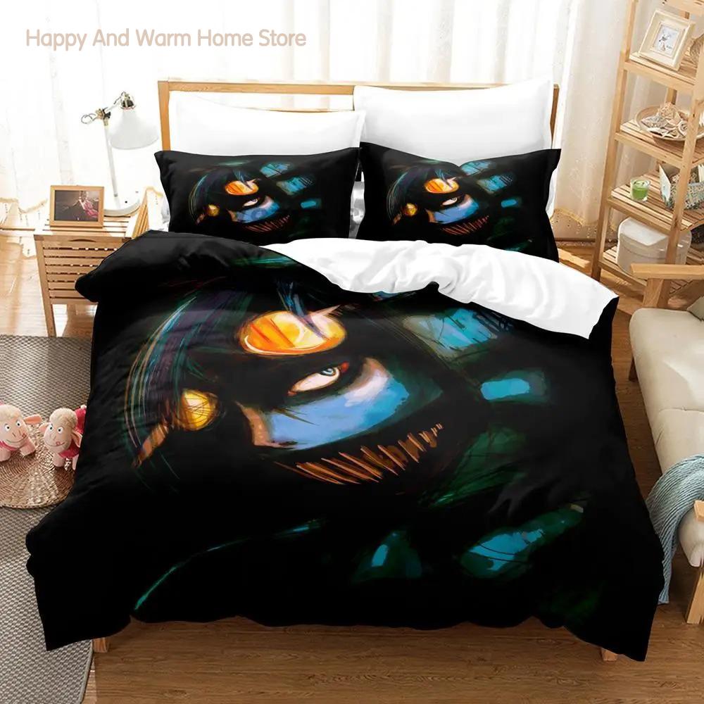 Creepypasta Bedding Collection Single Twin Full Queen King Size Bed Collection Aldult Boys Bedroom Duvetcover Collections Anime Roupas De Cama