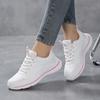 2025 Leather Student Casual Sports Shoes Travel Walking Soft Sole Driving Women's White Shoes Outdoor Jogging Hiking Shoes