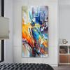 Colorful Paint Textured Abstract Oil Painting On Canvas Wall Art Posters Modern Home Decor Wall Pictures For Living Room Mural