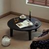 Ручная работа Деревянный Массив Дерева Чайный Столик Ваби-Саби Круглый Подставка Дзен Эркер Кофейный Столик Бутик Стиль