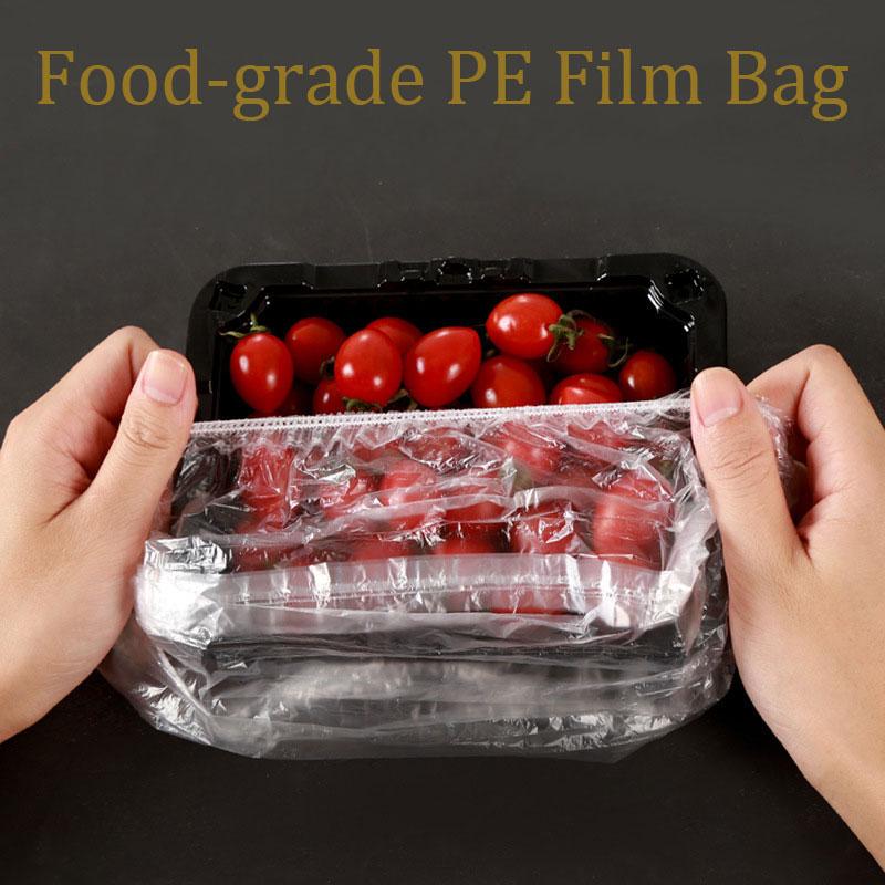 Одноразовые пластиковые пищевые пакеты для хранения фруктов и овощей, пищевая пленка для хранения фруктов и овощей, прозрачный пластиковый пакет для холодильника, кухни