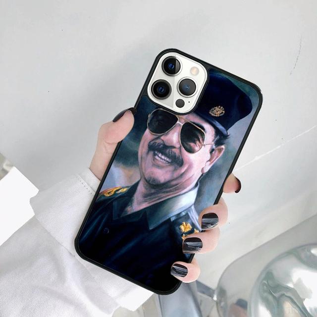 Saddam Hussein Iraq Arabic Phone Case Cover For iPhone 17 Air 15 16 14 11 12 13 Pro MAX Plus