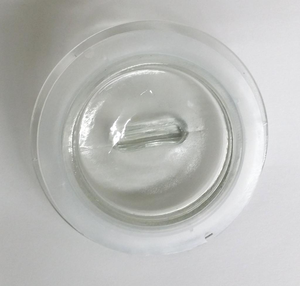 Living Glass Jar Canister Glass Cookie Jar S Size Estimated Capacity Approximately 3.0L Diameter 16 X Height 23cm Clear Almond