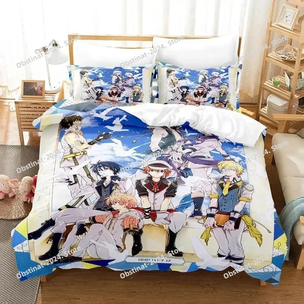 3D-принт аниме-игра IDOLiSH7 комплект постельного белья односпальный двуспальный двуспальный двуспальный комплект постельного белья для взрослых и детей спальня пододеяльник комплекты домашнего текстиля