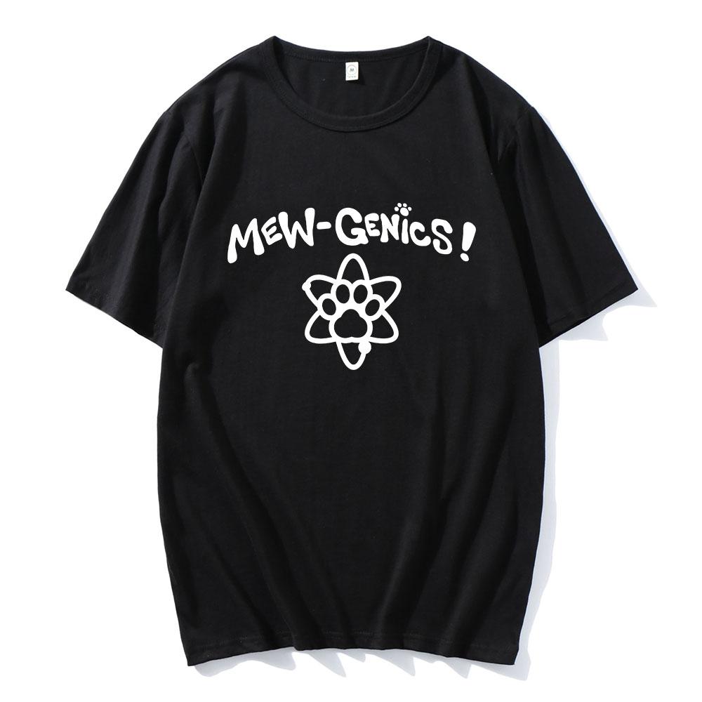 MEWGENicS Иконка Графическая Футболка Унисекс Уличная Одежда Короткий Рукав Хлопковые Футболки с Круглым Вырезом Повседневные Летние Удобные Мужская Футболка Мерч