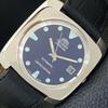 USED AUTOMATIC 46943 VINTAGE ORIENT JAPAN MENS BLUE COLOR DIAL WATCH A702247-5 R123-a702247