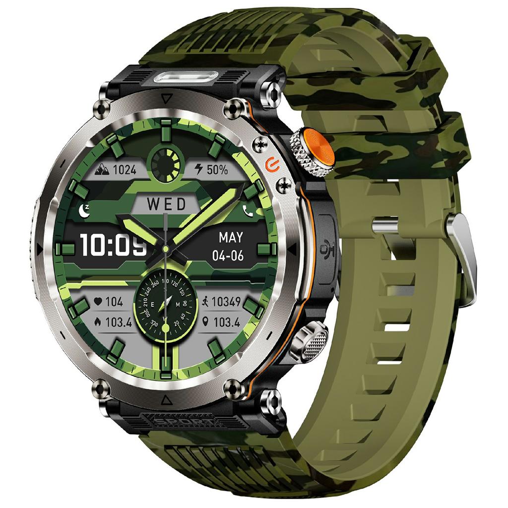 HT30 Силиконовый ремешок 1,7-дюймовые умные часы Мониторинг здоровья Компас Спортивные часы