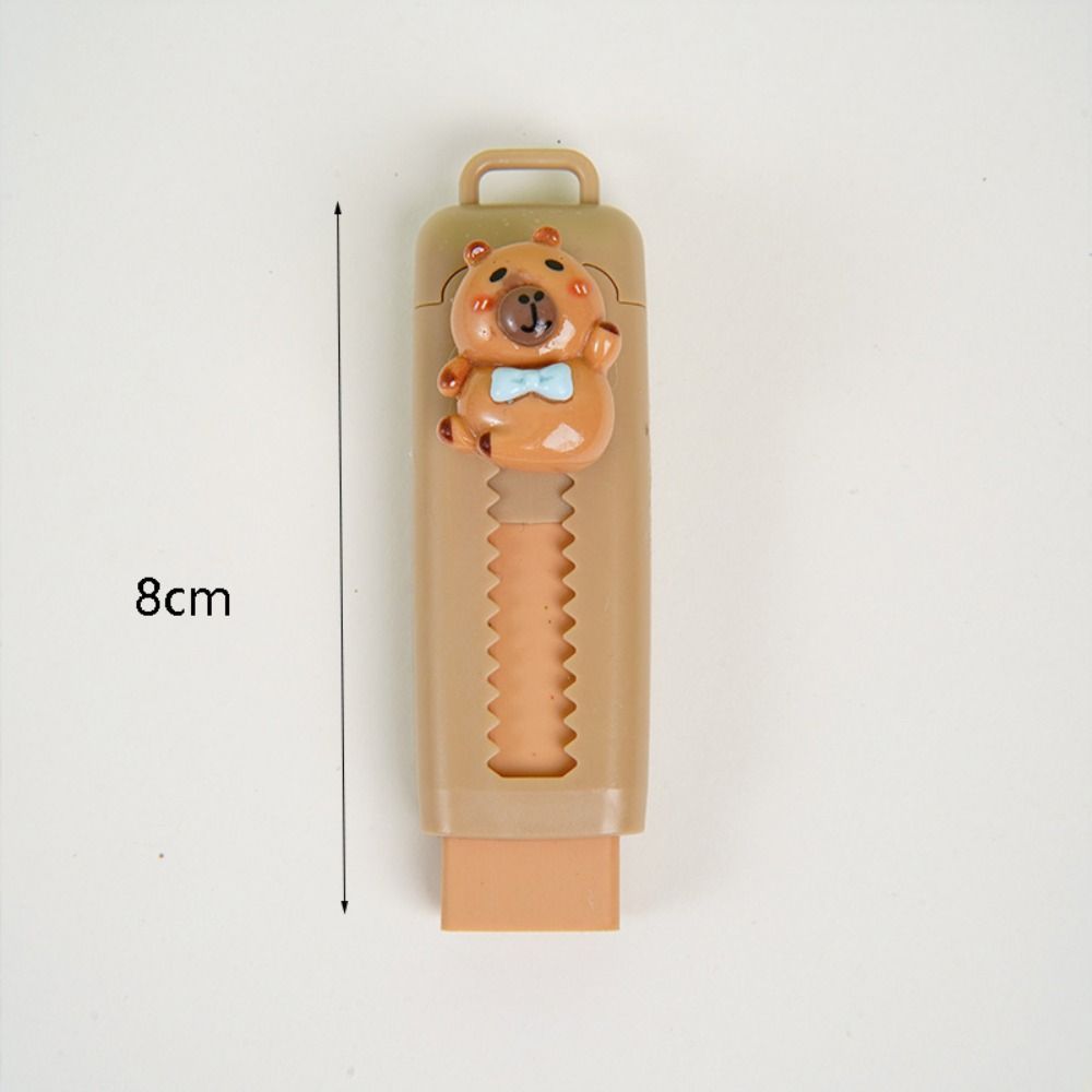 1 шт. Push Pull Capybara ластик милый мягкий 4B школьные принадлежности чистый беспорядок бесплатно канцелярские принадлежности для студентов