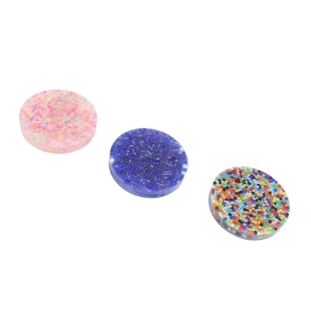 3 шт. круглая форма сенсорная игрушка для ковыряния кожи силиконовая портативная ковырялка для офиса дома путешествия