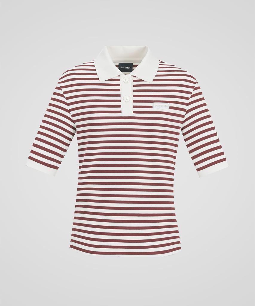 DUVETICA Essine Polo (Light Burgundy) (Women'S Short-Sleeve Polo Shirt)
