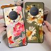 Чехол для телефона Funda для Honor 200 400 Lite X7 X6 8X X8 Magic5Lite X5b 70 90 X9a Масляная живопись Цветок