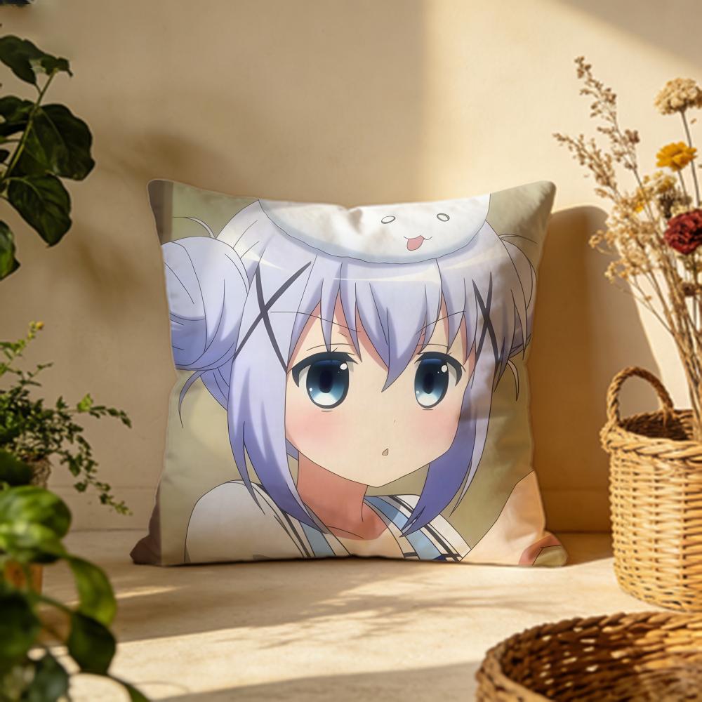 Fashion IIs the Order a Rabbitied Cushion Cover Versatile DoubleSided Pillow Case Fit for Sofa Bed Car  Daily Decor