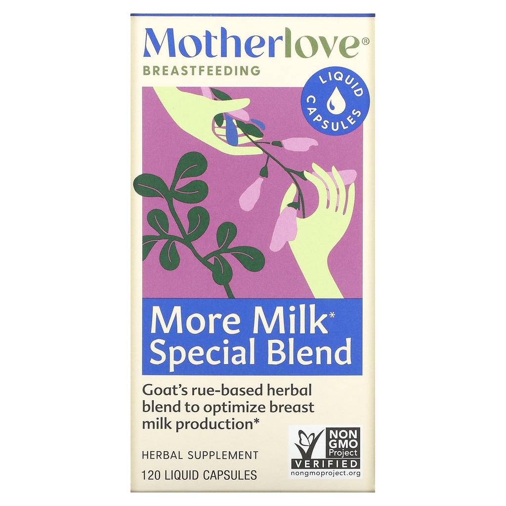 Motherlove Breastfeeding, Mother's Milk Special Blend, 120 Liquid Capsules