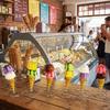 Conical Spring Ice Cream Cone Holder Stainless Steel Waffle Display Stand  Food Display