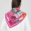 Silk Scarf Women Horse Print Square Scarves Head Echarpes Silk Foulards Femme Wraps Beach Shawl Bandana Lady Hijabs 90CM