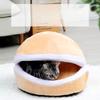 Кошачья будка для осени и зимы, съемный и моющийся спальный мешок для кошек, матрас для кошек, гамбургер, домик для кошек, универсальный домик для домашних животных на все четыре сезона