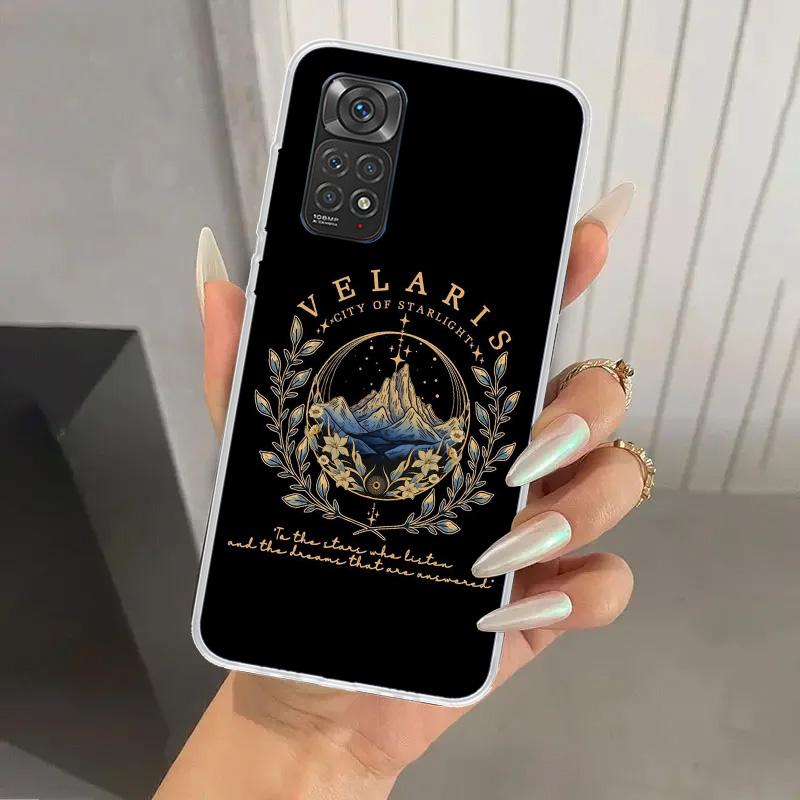 Чехол для телефона A Court of Mist Fury Sarah J Maas для Xiaomi Redmi Note 15 14 14S 13 12S 12 Pro 11S 11 Plus 11T 11E 10S Мягкий Funda Pr
