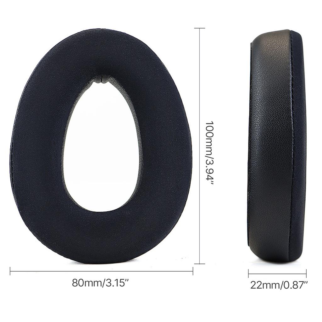 Breathable Fabric Ear Pads for PXC550 PXC550-II Headsets Density Foam Add Thickness for Improved Sound Quality Earmuff