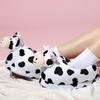 Household for Boys Girls Winter Milk Cow Slippers Funny Shoes Home Shoes Warm Slippers
