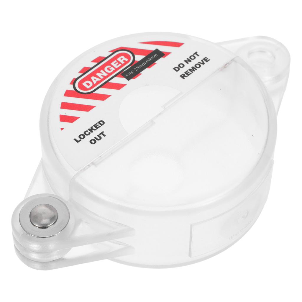Transparent Outdoor Valve Lock for Water Spigot Faucet Knob Gas Pipe Valve 25-64Mm Heavy Duty Industrial Safety Lockout Device
