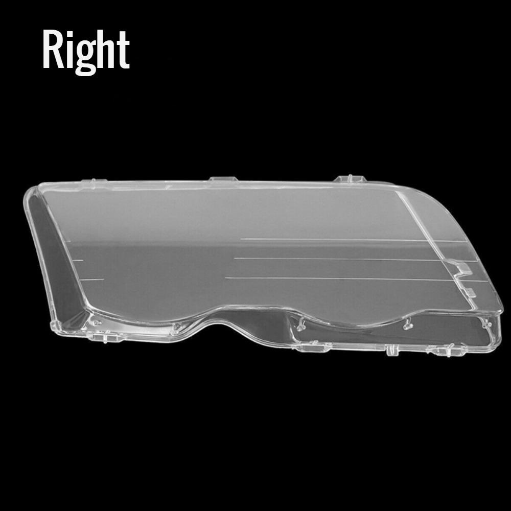 1 шт./1 пара, чехол для автомобильных фар для BMW E46, 4 двери, 3 серии, 1998-2001 гг., абажур, яркий корпус, чехлы для линз фар