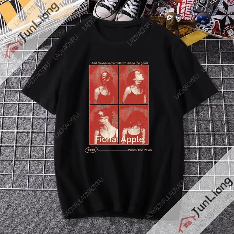 Fiona Apple Fetch The Bolt cutter album printed pattern Tshirt Hiphop streetwear Summer Harajuku shirt top