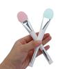 3 Colors Facial Makeup Brush Facial Mud Stirring Stick Makeup Applicator Double Head Mask Brush
