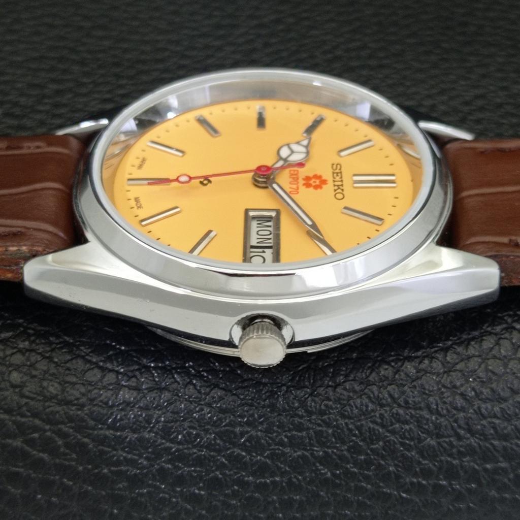 Seiko EXPO 70 АВТОМАТИЧЕСКИЕ 6309A ВИНТАЖНЫЕ ОТРЕМОНТИРОВАННЫЕ ЯПОНСКИЕ МУЖСКИЕ ЧАСЫ a441881-a