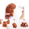 Creative Strawberry Watermelon Ice Cream Capybara Plush Toy Pendant Keychain For Kids Gift