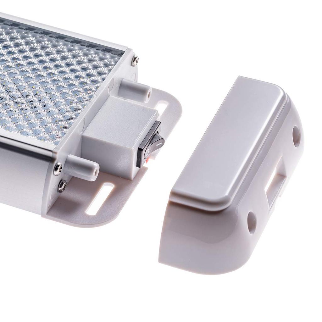 Автомобильный свет, Светодиодный салонный светильник, С выключателем, Диаметр 6,3 дюйма (160 мм), 4.8 Вт,