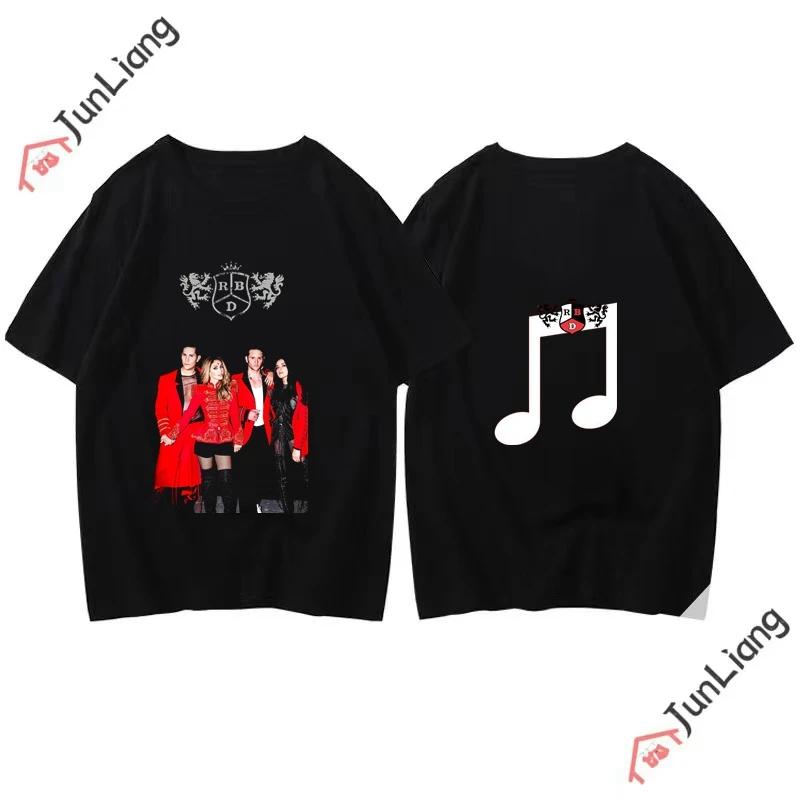 Happy Fashion Tshirt La Line Mens and Womens Style Street Tshirt Crewneck Casual Top Fashion Street Camisetas