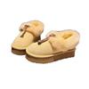 Fashion fringed Mao Mao shoes snow boots autumn and winter new thick-soled small versatile warm cotton shoes