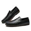 Мужские повседневные туфли из натуральной кожи, лоферы, классические мужские деловые туфли, легкие мягкие мокасины, мужские слипоны, туфли для вождения